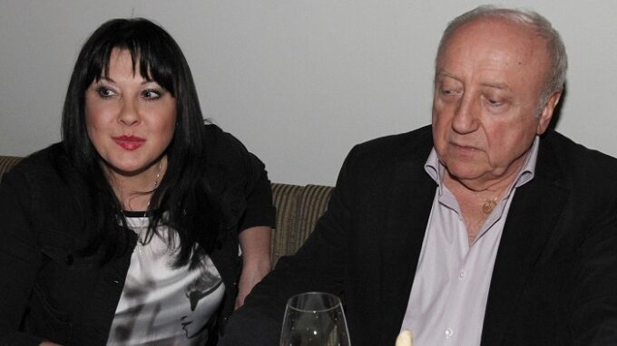 Felix Slováček s manželkou Dagmar Patrasovou