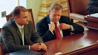 Václav Havel a Ivan Langer