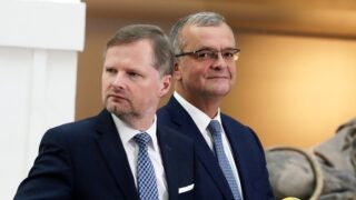 Petr Fiala a Miroslav Kalousek
