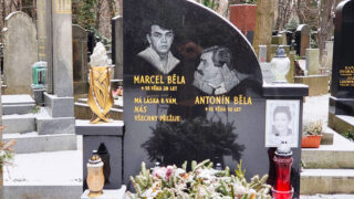 Hrob Antonína Běly na pražských Olšanských hřbitovech