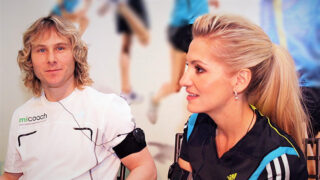 Pavel Nedvěd a Dara Rolins v roce 2010