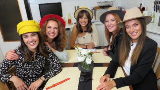 Monika Leová v pořadu Prostřeno