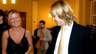 Pavel Nedvěd s manželkou Ivanou v roce 2005