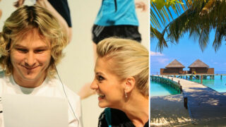 Pavel Nedvěd a Dara Rolins v roce 2010