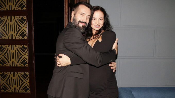 Václav Noid Bárta a jeho partnerka Eliška