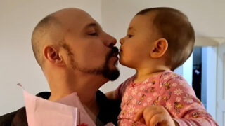 Bohuš Matuš s dcerou