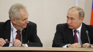 Prezident ČR Miloš Zeman a ruský prezident Vladimir Putin