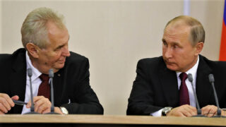 Prezident ČR Miloš Zeman a ruský prezident Vladimir Putin