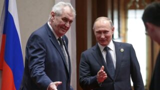 Prezident ČR Miloš Zeman a ruský prezident Vladimir Putin