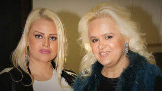 Monika Binias (vpravo) a její dcera Charlotte