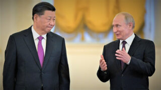 Si Ťin-pching a Vladimir Putin