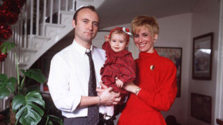 Zpěvák Phil Collins s dcerou