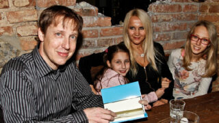 Stanislav Gross, manželka Šárka a dcery v roce 2011