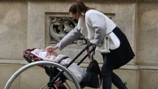 Alena Šeredová s dcerou