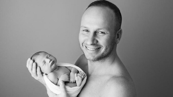 Vítězslav Jandák mladší s dcerou