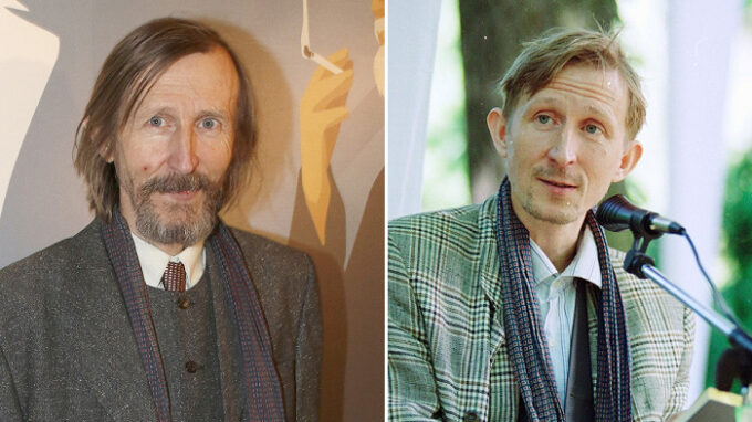 Vladimír Javorský v roce 2022 a 2002