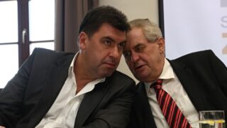 Martin Nejedlý (vlevo) působí jako poradce prezidenta Miloše Zemana