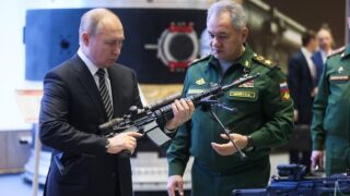 Vladimir Putin a Sergej Šojgu