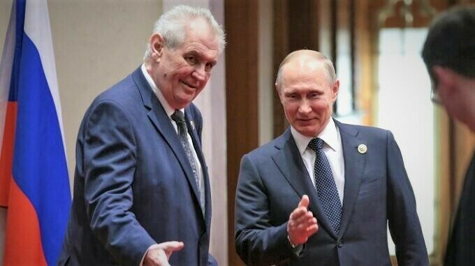 Miloš Zemana a Vladimir Putin - Ilustrační snímek