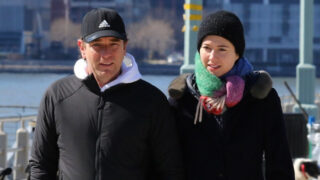 Herec Ewan McGregor s manželkou