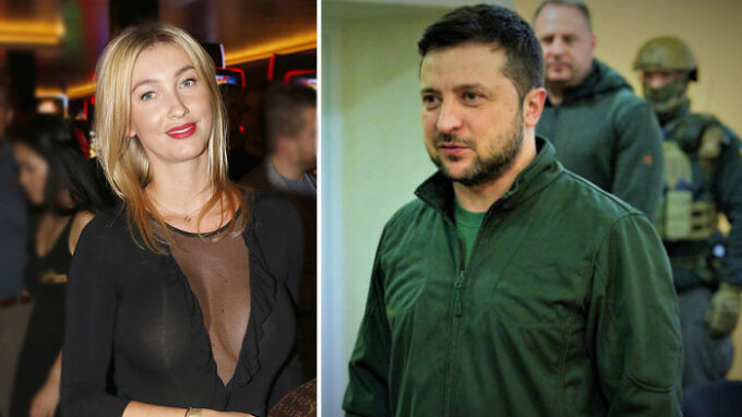 Dominika Mesarošová a Volodymyr Zelenskyj