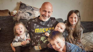 Honza Musil a jeho vnoučata