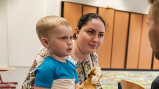 Olga se synem Andrejem.