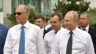 Nikolaj Patrušev a Vladimir Putin.