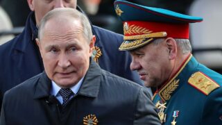 Vladimir Putin a Sergej Šojgu