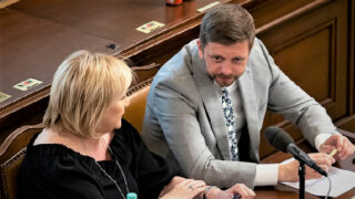 Alena Schillerová a Vít Rakušan