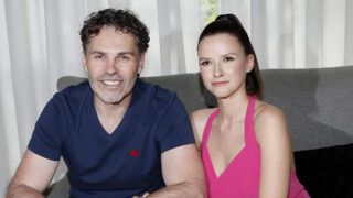 Jaromír Jágr a Dominika Branišová