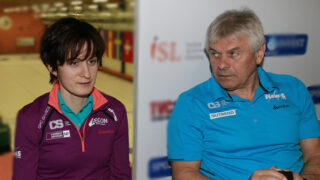 Martina Sáblíková a Petr Novák