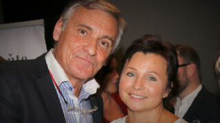 Jan Čenský s manželkou