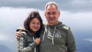 Sergej Šojgu s dcerou