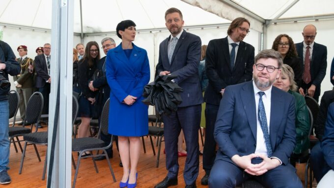 Zuzana Čaputová, Pietní akt, Park Ohrada, 80. výročí atentátu na R. Heydricha, Anthropoid, Markéta Pekarová Adamová, Vít Rakušan, Jiří Pospíšil