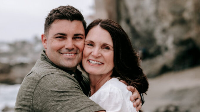 Nancy Haucková se synem