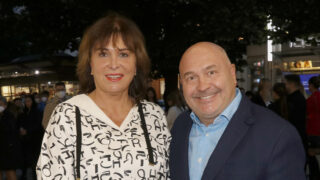 Michal David s manželkou