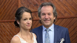 Andor Šándor s dcerou Sandrou