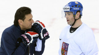 Vladimír Růžička a Jaromír Jágr