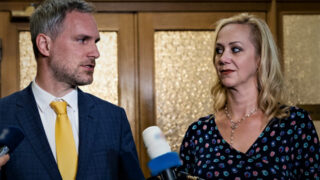 Zdeněk Hřib a Jana Komrsková