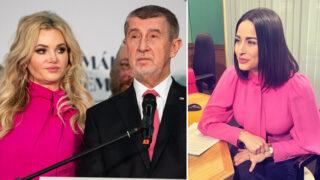 Monika Babišová s manželem / Alex Mynářová