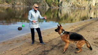 Helena Vondráčková s fenkou Jessi