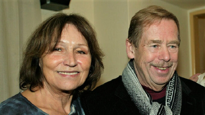 Marta Kubišová a Václav Havel