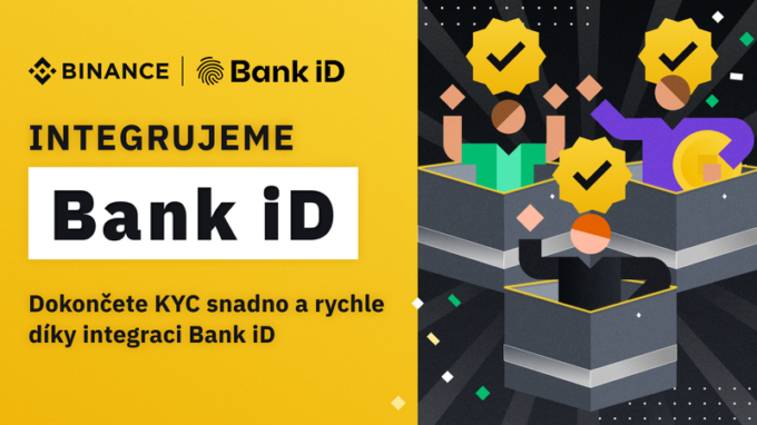 Binance spustila ověření totožnosti prostřednictvím Bank iD