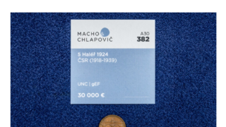 Jubilejní aukce nabídne numismatické materiály v hodnotě 100 milionů. Hitem bude vzácný pětihalíř