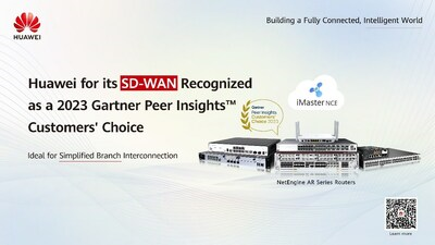 Společnost Huawei získává počtvrté ocenění Gartner® Peer Insights™ Customers' Choice za své řešení SD-WAN sítě