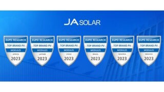 Společnost JA Solar znovu získala titul „Nejlepší značka fotovoltaiky