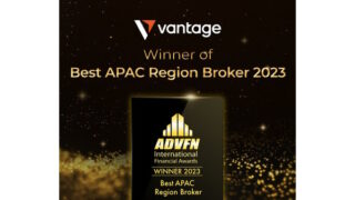 Společnost Vantage získala ocenění Nejlepší makléř v regionu APAC na akci ADVFN International Awards 2023