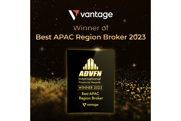 Společnost Vantage získala ocenění Nejlepší makléř v regionu APAC na akci ADVFN International Awards 2023