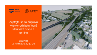Připojte se k historicky první on-line diskuzi o vysokorychlostní trati